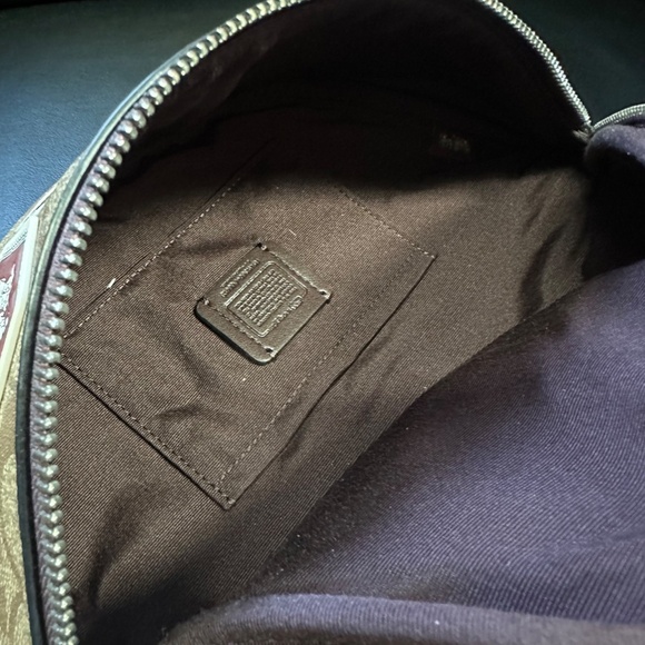NWT! RARE! Coach X StarWars Waist Bag Mens pouch F88013 Signature Canvas Zipper - Picture 8 of 9